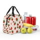 thumbnail image 5 of Easygdp Strawberry Floral Bolsa Térmica Premium - Tela Oxford Impermeable, Gran Capacidad, Bolsillo Frontal, Unisex para Trabajo, Escuela, Actividades al Aire Libre y Picnics, 5 of 8