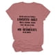 thumbnail image 1 of Camiseta con el alfabeto para mujer con cita original, cuello redondo, mangas cortas, letras en oro rosa sobre negro, camiseta XXL Favorite Child, 1 of 4