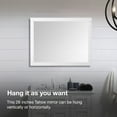 thumbnail image 2 of Ove Decors Tahoe 28" x 36" Framed Wall Mirror in Pure White, 2 of 11