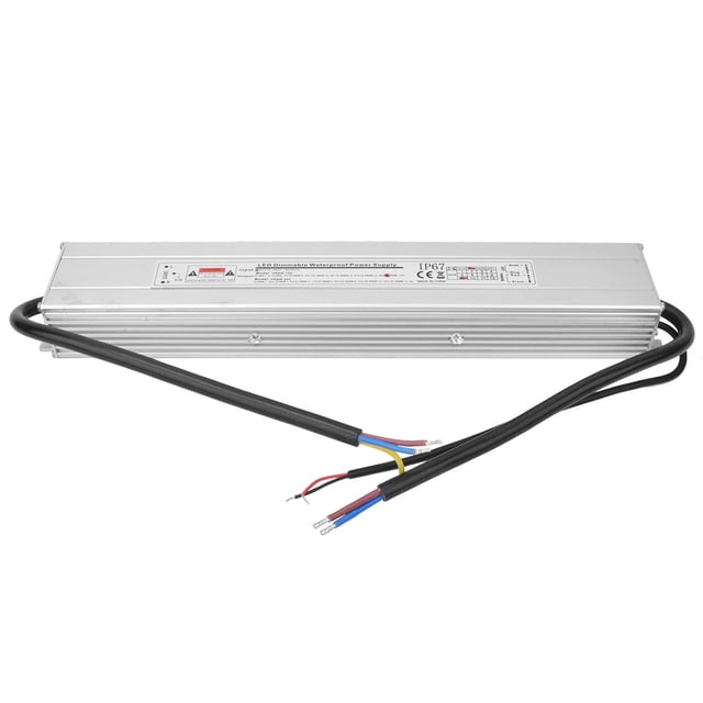Fuente de alimentación LED 2 en 1 SCR/0-10 V regulable. Entrada CA 170-260 V (50/60 Hz). Salida 12 V, 25 A, 300 W.