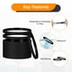 thumbnail image 5 of Uxcell 12Pcs Pulseras de Goma, Pulseras de Silicona de Color Sólido para Deporte/Ejercicio/Baloncesto Hombres Mujeres Adolescentes [Negro], 5 of 6