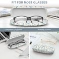 thumbnail image 4 of Fintie Hard Shell Eyeglasses Case, Portable Protective Glasses Cover Eyeglass Holder Box with Cleaning Cloth for Men Women, Blue Robins, 4 of 7