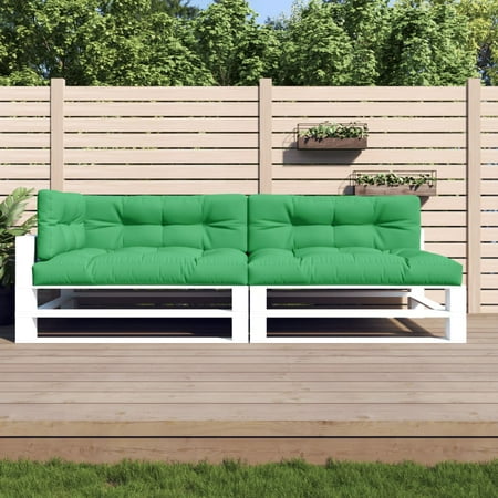 

5-Piece Green Fabric Pallet Cushions - Durable Comfortable Non-Slip - Ideal for Warehouse Workers