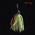 thumbnail image 1 of 14-18g Chatter bait spinner bait weedless fishing lure wobbler chatterbait for bass pike walleye fish He Qiyong unisex, 1 of 2