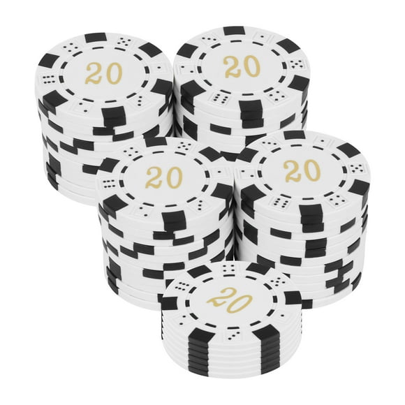 50 fichas de plástico para bingo, contadores de monedas, fichas para contar bingo
