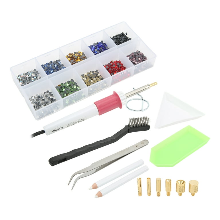 Hotfix Applicator Set, Wide Applications 110-240V Simple Operation DIY Fun Hotfix  Rhinestones Applicator For Shoes For Leather For Clothes US Plug 