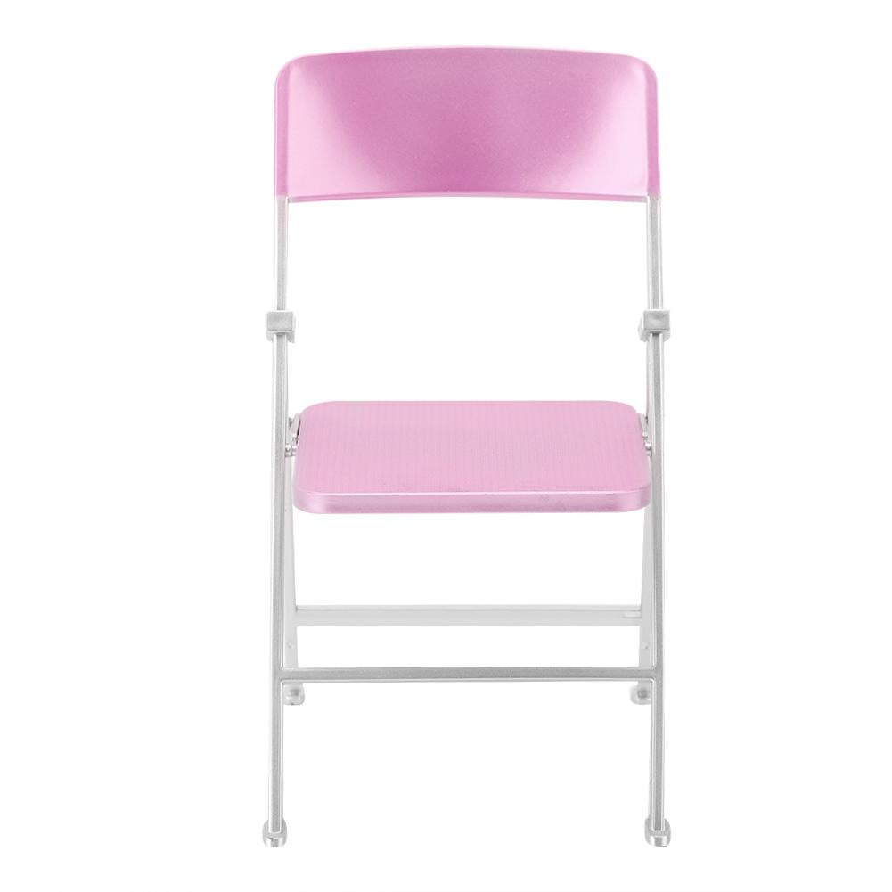 1//6 Scale Dollhouse Miniature Furniture Folding Chair for Dolls Action Figure Si