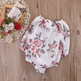 thumbnail image 6 of Cenuakty Newborn Girl Romper, 0-18M Long Sleeve Floral Bodysuit, Kids One Piece Suit, 6 of 8