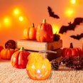 thumbnail image 4 of Pumpkin Electronic Candle Decoration Prop Portable Candlestick Night Light Festival Atmosphere Ornament, 4 of 7