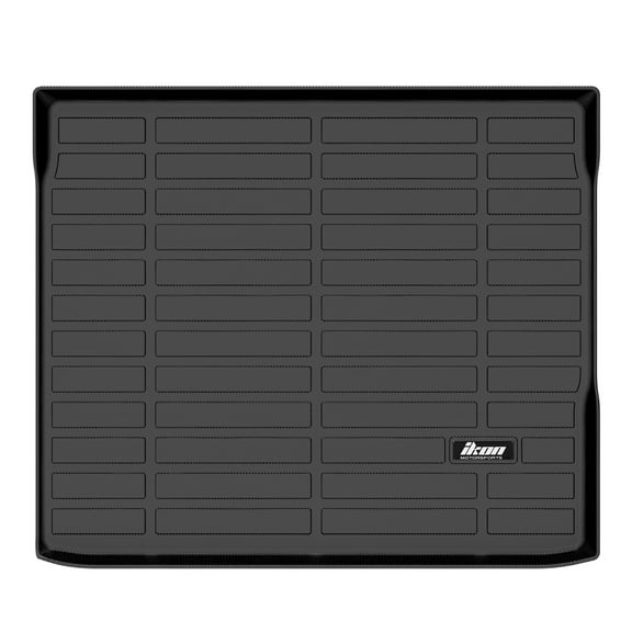 Ikon Motorsports 3D TPE Cargo Trunk Liner Compatible with 2023-2025 Toyota Prius Prime, Custom Fit All Weather Protection Heavy Duty Rear Trunk Tray Cargo Mats Protector, Black