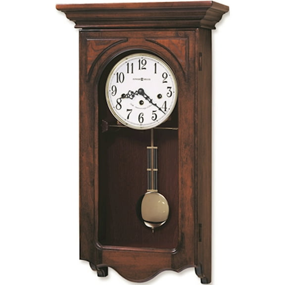 Fashion Jennelle Cherry Finish Key-Wound Clock (13.5 X 6.5) Made In United States gp2321