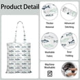 thumbnail image 5 of Foldable Tote Bag with Coral Reef & Tropical Fish Design - Durable, Eco-Friendly & Machine Washable Reusable Grocery Bag for Busy Parents & Students, 5 of 5