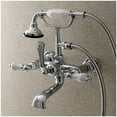 thumbnail image 7 of Aqua Vintage AE553T5 Clawfoot Tub Faucet with Hand Shower, Oil Rubbed Bronze, 7 of 7