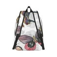 thumbnail image 2 of Yiaed Vintage Butterflies Print Backpack, Premium Laptop Backpack, Travel Backpack for Women, Lightweight Backpacks, Comfortable Back Pack-Small, 2 of 7
