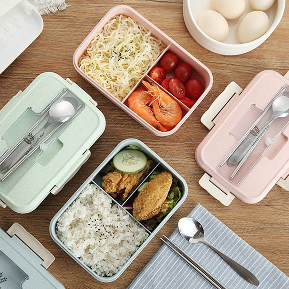 Bento Box Students Insulated Lunch Box Leakproof Divided Lunch Box for