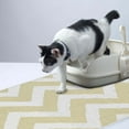 thumbnail image 2 of SussexHome Pets Ultra-Thin Cat and Dog Litter Mat for Litter Box - Washable Soft Natural Cotton Cat and Dog Feeding Mat - Paws-Kind Slip Resistant Place Mat - 2' x 3', 2 of 7