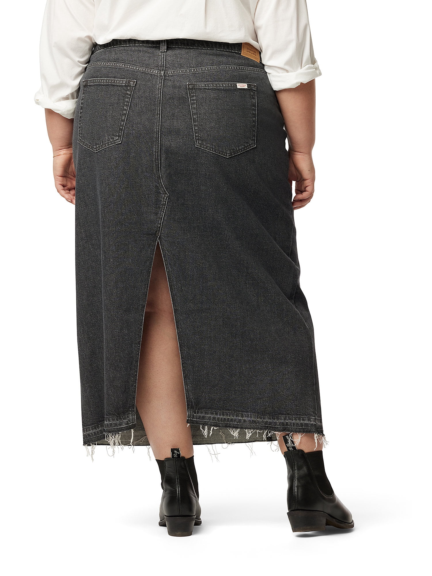 Levi Strauss Signature Women's and Women's Plus Maxi Denim Skirt, Sizes 0-28