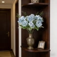thumbnail image 4 of Artificial Flowers Rose Decor Bouquet 11.81 Inches for Wedding Home Decoration, Plastic Fake Flowers for Living Room, 4 of 6