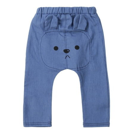 

Caitzr Baby Boys Girls Long Pants Bear Ears Pattern Animal Trousers