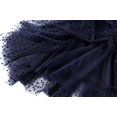 thumbnail image 4 of JMSUN Women’s Elastic High Waist Tutu Tulle Skirt Sweet Floral Print Pleated 3-Layers Mesh Midi Fairy Skirts with Lined, 4 of 5