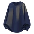 thumbnail image 2 of Xzbqbs Sweatshirts for Men Oversized Y2k Crewneck Streetwear Pullover Casual Fashion Lightweight Drop Shoulder Hoodless Sweatshirt, 2 of 5