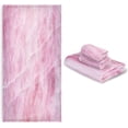 thumbnail image 7 of Pink Marble Bath Towel Set of 3, Highly Absorbent & Soft Bathroom Towels Set Quick Dry Towels Set for Bathroom Spa Beach (1 Bath Towels, 1 Hand Towel, 1 Washcloth) Washcloth Gift, 7 of 7