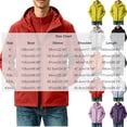 thumbnail image 4 of Sevevn Men 3 In 1 Rain Jacket Detachable Hood Regular Fit Waterproof Shell With Fleece Liner Chest Zip Pocket Side Pockets Elastic Cuffs For Hiking Wear, 4 of 8