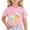 Pink, variant on WOYY Little Girls Cute Summer T-Shirt Ice-Cream Print Short Sleeve T Shirt, Sizes 3-13