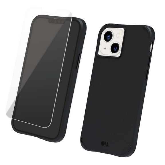 Case-Mate Tough Apple iPhone 13 Pro Case and Screen Protector - Black