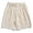 Beige, variant on Men's Cotton 5/7 Inseam Shorts Casual Classic Fit Elastic Waistband Summer Twill Chino Golf Dress Short Black