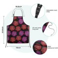 thumbnail image 7 of Pioneer Flower Floral Print Pattern Kids Aprons for Girls and Boys,Adjustable Neck Strap Toddler Aprons for Kids Cooking Baking, 7 of 7