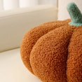 thumbnail image 6 of Pumpkin Pillow Plush Toy Creative Sofa Bedroom CushionHome Decoration Halloween Gift Christmas, Halloween, ThanksgivingGift (Caramel color,20cm), 6 of 7