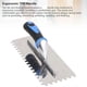 thumbnail image 3 of High quality 1710 420 8mm square notch trowel stainless steel square tooth, 3 of 5