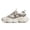 Beige, variant on [Vintage-Inspired Chunky Sneakers] Vintage-Inspired Men's Chunky Sneakers - Lace-Up Casual for All Seasons Breathable Mesh,