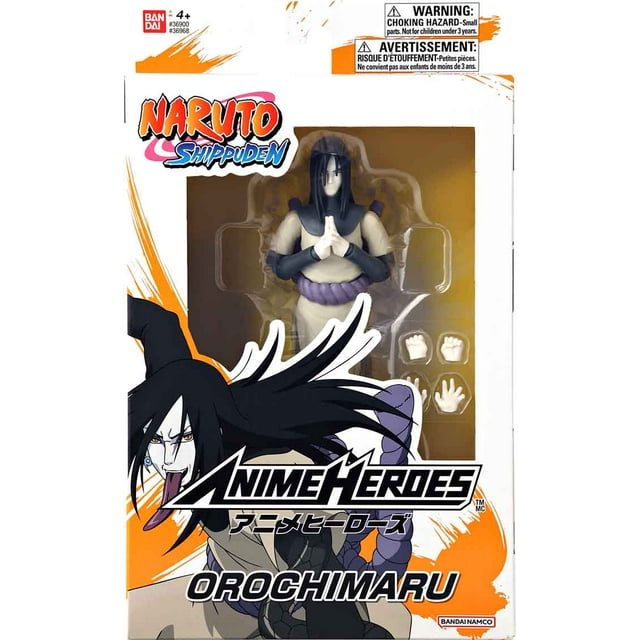 Bandai - Naruto - Anime Heroes - Figurine Articulée Orochimaru