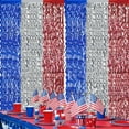 thumbnail image 6 of 4th of July Foil Fringe Curtain Backdrop, 78.74x39.37" Metallic Tinsel Foil Fringe Streamer Curtains for Photo Booth, Mother's Day, Easter, Birthday, Wedding Party Decoration, 6 of 6