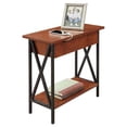 thumbnail image 2 of Pemberly Row Table Électrique Transitionnelle en Bois à Dessus Rabattable, Cerisier, 2 of 6