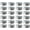 24-Piece Screw Cap round Aluminum Cans, variant on 24 Pack (2 Oz/60ml) Screw Top Round Aluminum Tin Cans, Metal Tin Storage Jar Containers with Screw Cap for Lip Balm, Cosmetic, Candles, Salve, Make Up, Eye Shadow, Powder, Tea