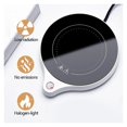 thumbnail image 3 of 200W Cup Heater Mug Warmer 100°C Hot Tea Makers Warmer Coaster 5 Gear Cup Heaters Coffee Milk Tea Heating Pad ,Fast Heating, 3 of 7