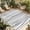 White, variant on Gray Outdoor Rug for Patio/Deck/Porch, Non-Slip Large Area Rug 6 x 9 Ft, Abstract Lines Gradient Minimalist Modern Texture Indoor Outdoor Rugs Washable Area Rugs, Reversible Camping Rug Carpet Runner