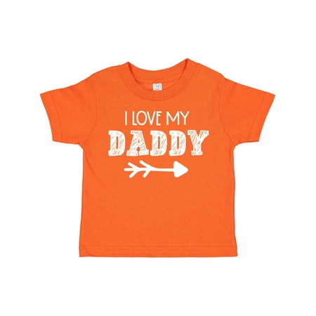 

Inktastic I Love My Daddy with Arrow Gift Toddler Boy or Toddler Girl T-Shirt