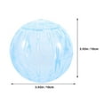 thumbnail image 5 of Viveous Mini Hamster Exercise Ball Clear 10cm Diameter Running Ball for Small Pets Hamster Exercise Ball Funny Small Animal Exercise Ball, 5 of 11