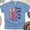 CarolinaBlue, variant on “Jesus Fills My Cup” Christian T-Shirt - Psalm 23:5 Heart Tumbler Design, Heliconia, Size M