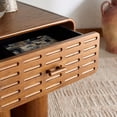 thumbnail image 4 of Safvaieh Couture Torricelli Modern Wood Nightstand, Medium Oak, 4 of 14