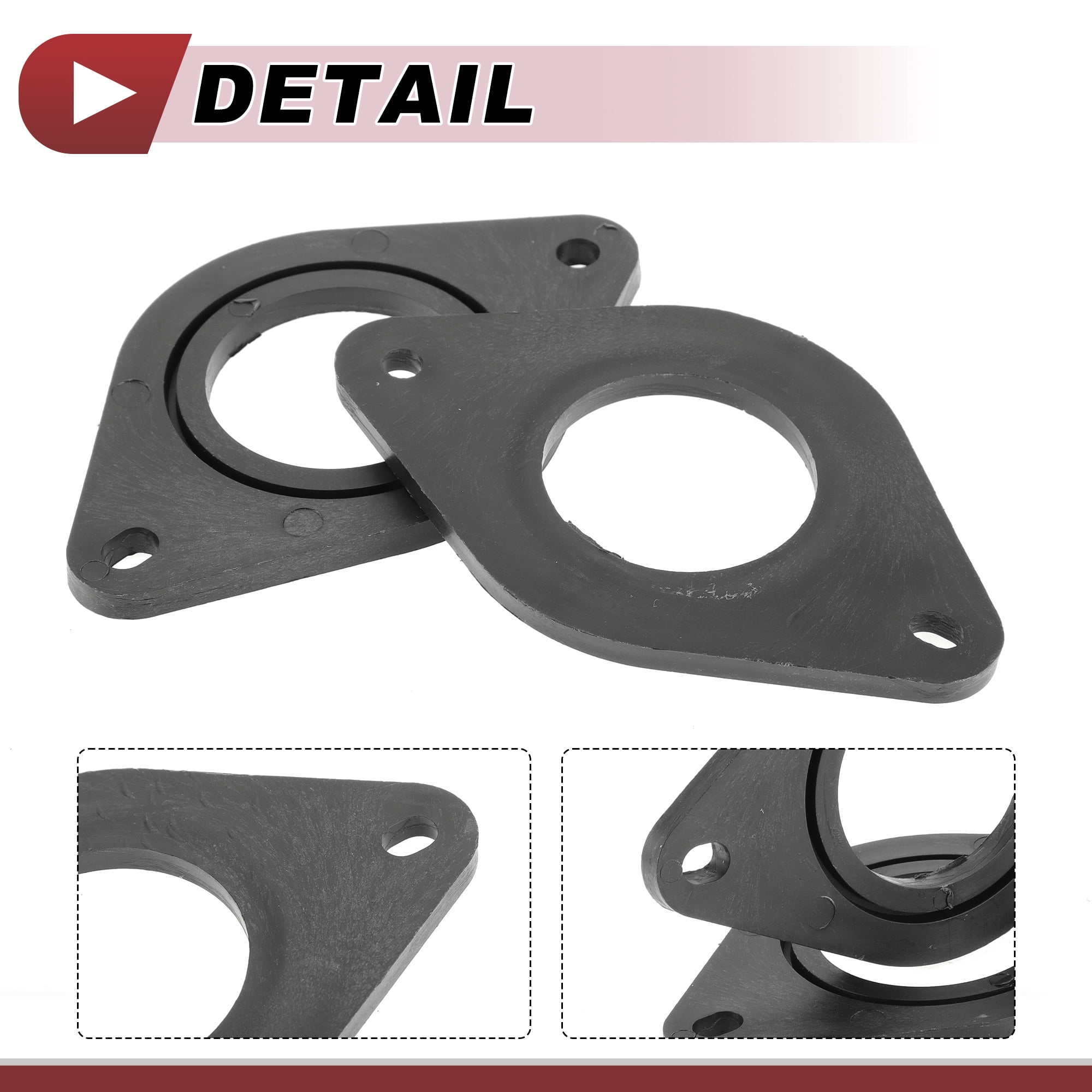 Unique Bargains 2 Pcs Audio Coaxial Speaker Spacer Ring for Toyota Tacoma 2005-2023