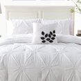 thumbnail image 2 of VCNY Home London Pintuck 4 Piece Comforter Set, Queen, White, 2 of 5