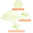 thumbnail image 3 of 6 Piezas Grandes y Altas Cubiertas para Alimentos de Malla de 17" para Exteriores, Cubiertas Protectoras para Alimentos Plegables, Verdes, 3 of 6