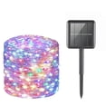 thumbnail image 1 of Guirnalda de luces LED solares para exteriores, luces de hadas impermeables para Navidad, fiesta festiva, Patio, jardín, lámpara de decoración, 1 of 4