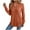 Orange, variant on Enjoytime Ladies Tops and Blouses Solid Color V-Neck Long Sleeves Fall Winter Shirts for Women Fashion Cute Trendy Clothes 2025 Black S