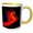 Yellow/White, variant on 3drose, Italy, Sicily, Mt Etna, Volcano Lava - Eu16 Rer0011 - Ric Ergenbright, 15oz Two-tone Yellow Mug